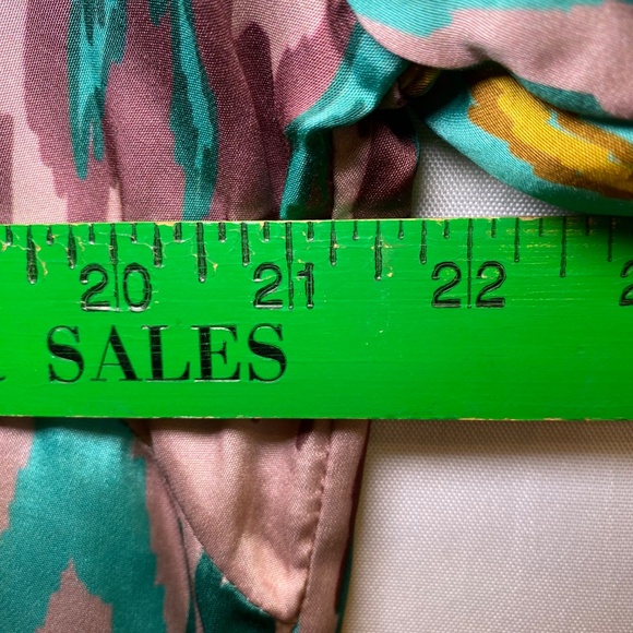 NWT Dixie Collection Italy Women’s abstract colorful blouse sz L - Picture 7 of 8